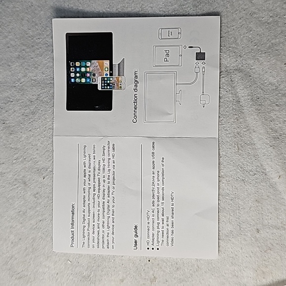 3 for$20💥- Lightning Digital AV Adapter - Picture 8 of 9